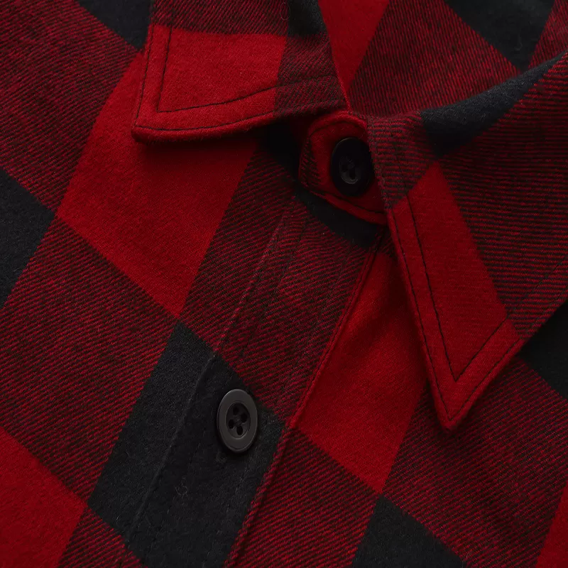 custom logo flannel shirts